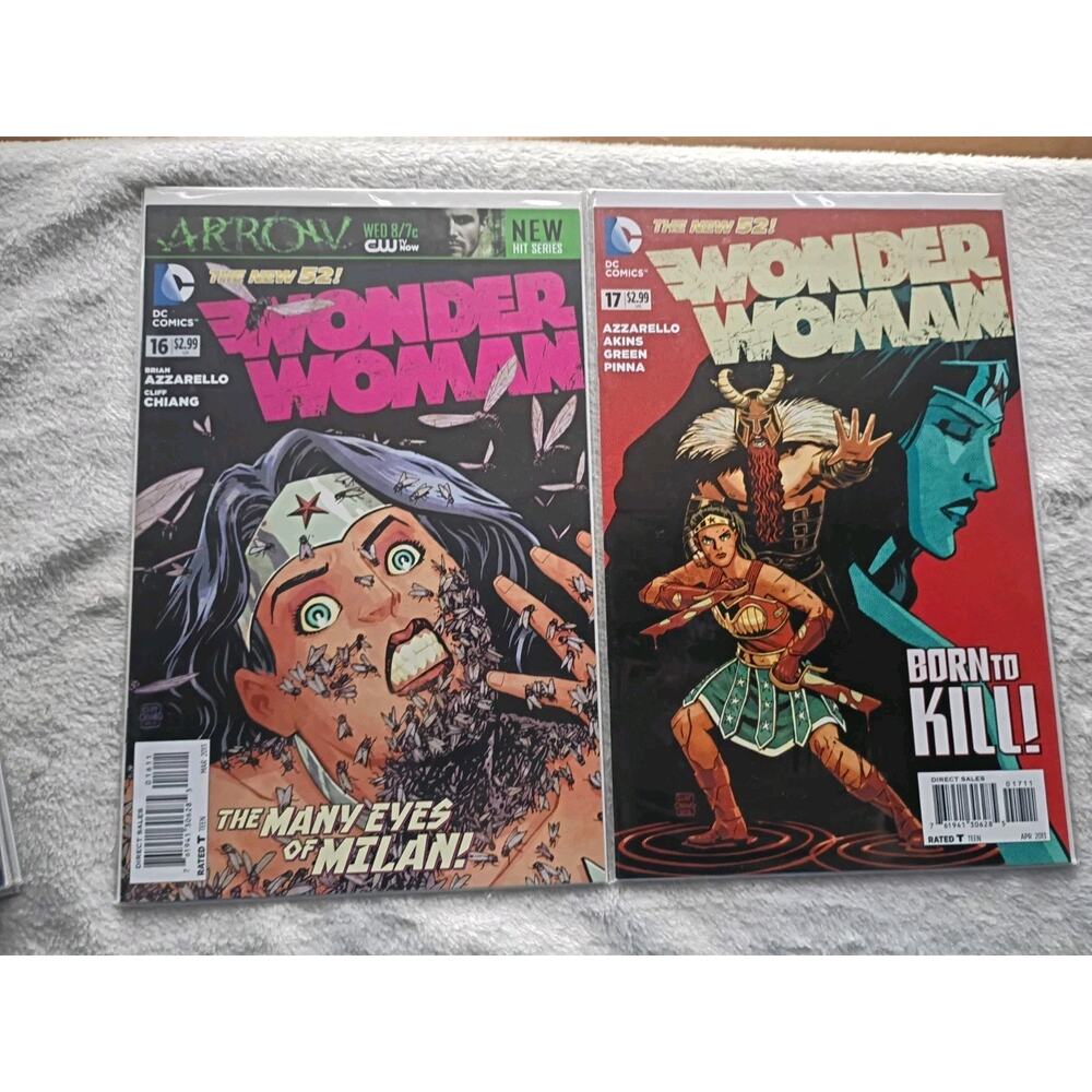 DC New 52 Wonder Woman #0-26 + 23.1-23.2 Azzarello Chiang Lot Of 28 VF To NM - Picture 10 of 16